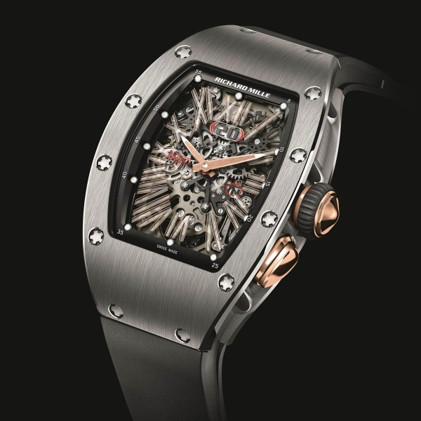 Cheapest RICHARD MILLE Replica Watch RM 037 WG titanium caseband (RG Pushers) 537.06A.91-1 Price